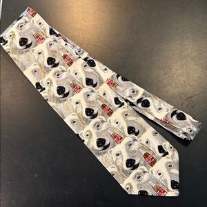 COCA-COLA LICENSED POLAR BEAR TIE 100% SILK MADE IN THE USA
